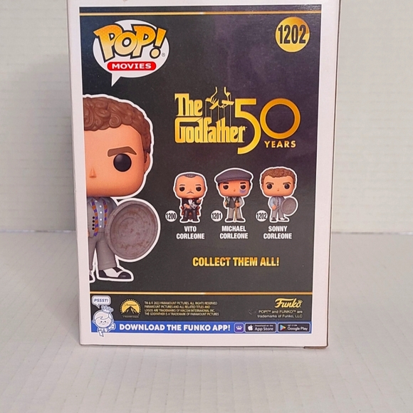 Funko POP! MOVIES The Godfather 50 Years 1202 SONNY CORLEONE - New in Box! - Picture 3 of 4